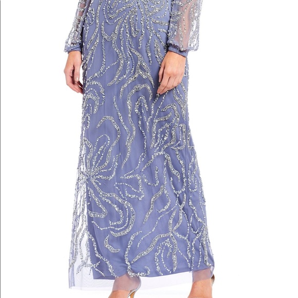 Adrianna papell, size 14, LS blouson dress, NWT - Picture 3 of 8